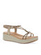 Women's Gold Summer Platforms