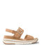 Sandale Casual Damă Flatforme Maro