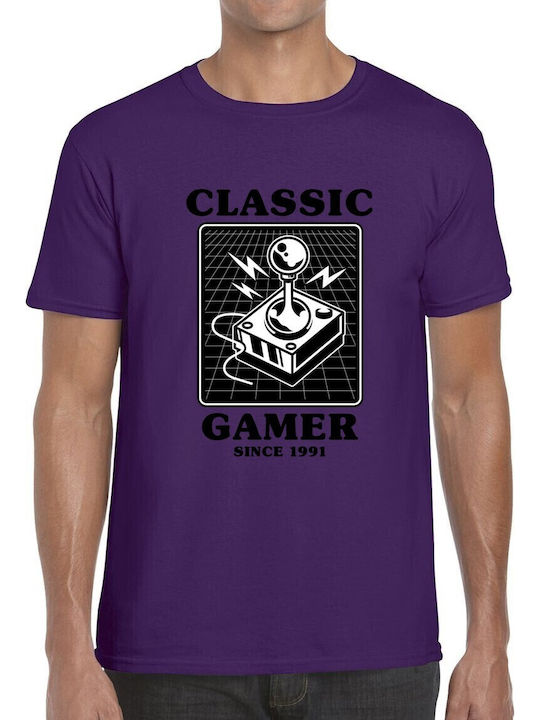 T-shirt Classic Gamer Since 1991 Pop Culture Pu...