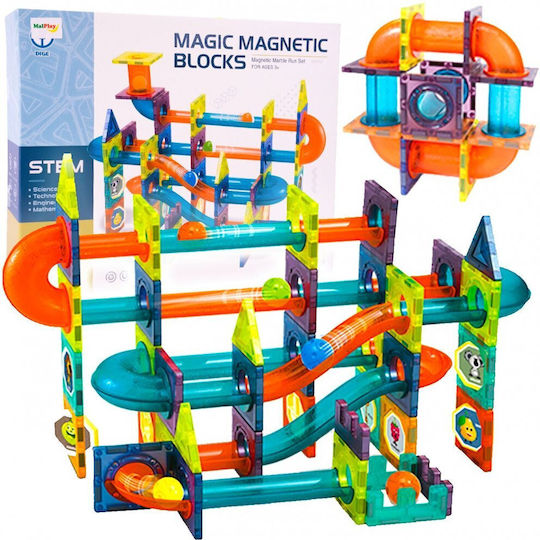 MalPlay Jucărie Magnetică de Construcție pentru Copii de 3+ Ani