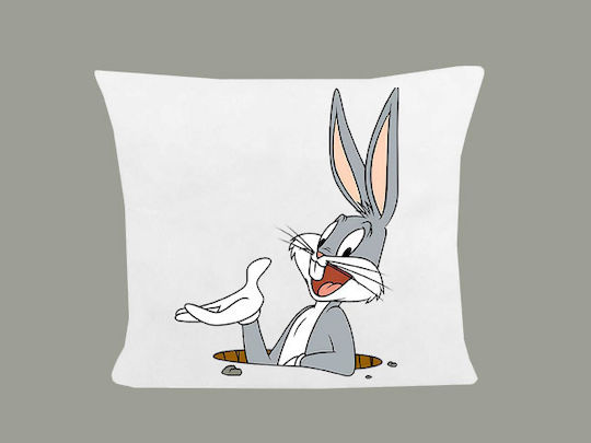 Kinder Wurfkissen Maße 40x40cm Looney Tunes Weiß