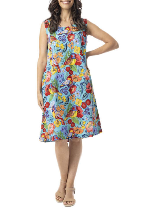 Orientique Rochie All Day Albastru Deschis