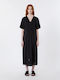 Summer Midi Dress Black