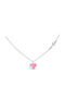 CHrysolithos Kids Necklace Heart Silver with Chain APK0069
