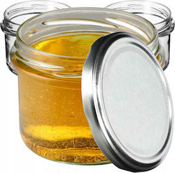 Kadax Βαζάκι Γυάλινο με Καπάκι 235ml (10τμχ)