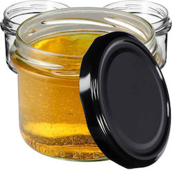Kadax Βαζάκι Γυάλινο με Καπάκι 235ml (10τμχ)