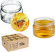 Kadax Borcan Sticlă Cu Capac 250ml (10 Buc)