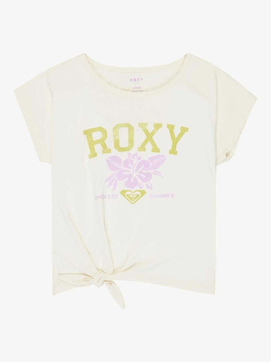 Roxy Παιδική Μπλούζα Αμάνικη White