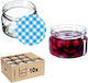 Kadax Borcan Sticlă cu Capac 250ml 10 buc