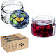 Kadax Glass Jar with Lid 250ml (10pcs)