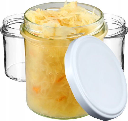 Kadax Borcan Sticlă Cu Capac 350ml 10 Buc