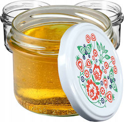 Kadax Βαζάκι Γυάλινο με Καπάκι 235ml (10τμχ)