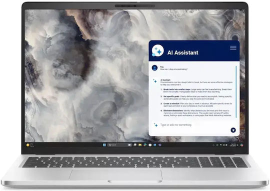 Dell Pro 16 Plus PB16250 16" IPS FHD+ (Core 5-220U/8GB/250GB SSD/Windows 11 S) (Международен английски език клавиатура)