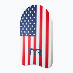 Tyr Classic Kickboard Swimming Board Usa Red Navy