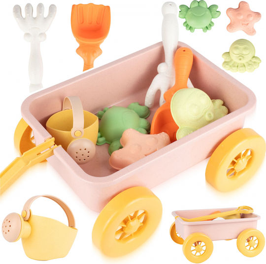 Malplay Pastel Pink Sand Play Set Cart Included Specific Accessories