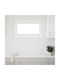 vidaXL Hinged PVC Window Risor P100xH70cm