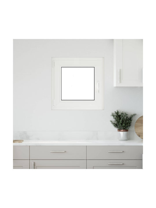 vidaXL Ανοιγόμενο Παράθυρο PVC Π50xΥ50cm