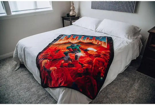 Κουβέρτα Fleece Καναπέ 115x150εκ. Πολύχρωμη
