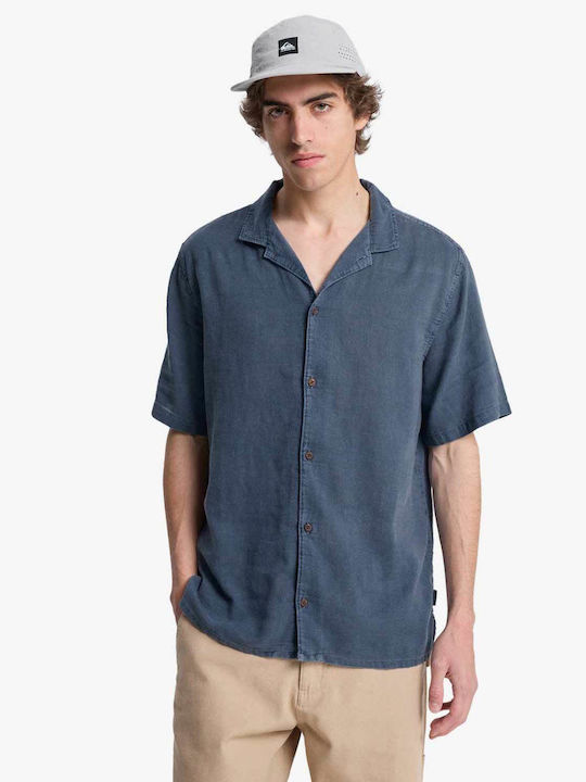 Quiksilver Short Sleeve Shirt Blue