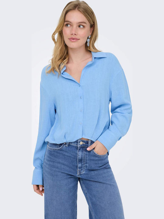 Cămăși De Damă Light Blue