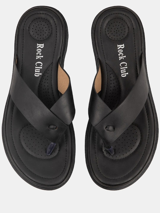 Rock Club Ανδρικά Flip Flops Μαύρα