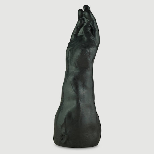 Μεγάλο Χέρι Fisting Σιλικόνης Large Platinum Silicone Fisting Hand 35,5 Cm Μαύρο