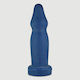 Large Silicone Plug Bulging Head War Machine Platinum Silicone Large Butt Plug 27.4 Cm Blue