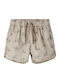 Lil' Atelier Oxford Kids Swimwear Swim Shorts Oxford Tabac Brown