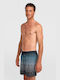 Men's Swimwear Shorts Black Striped