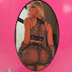 Sexy Mesh Lingerie Rhinestones Red