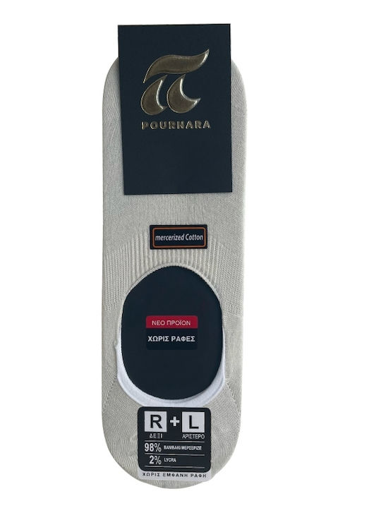 Pournara Men's Socks Ecru