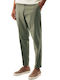 Men's Trousers Chinos Elastic in Tapered Leg Style Green