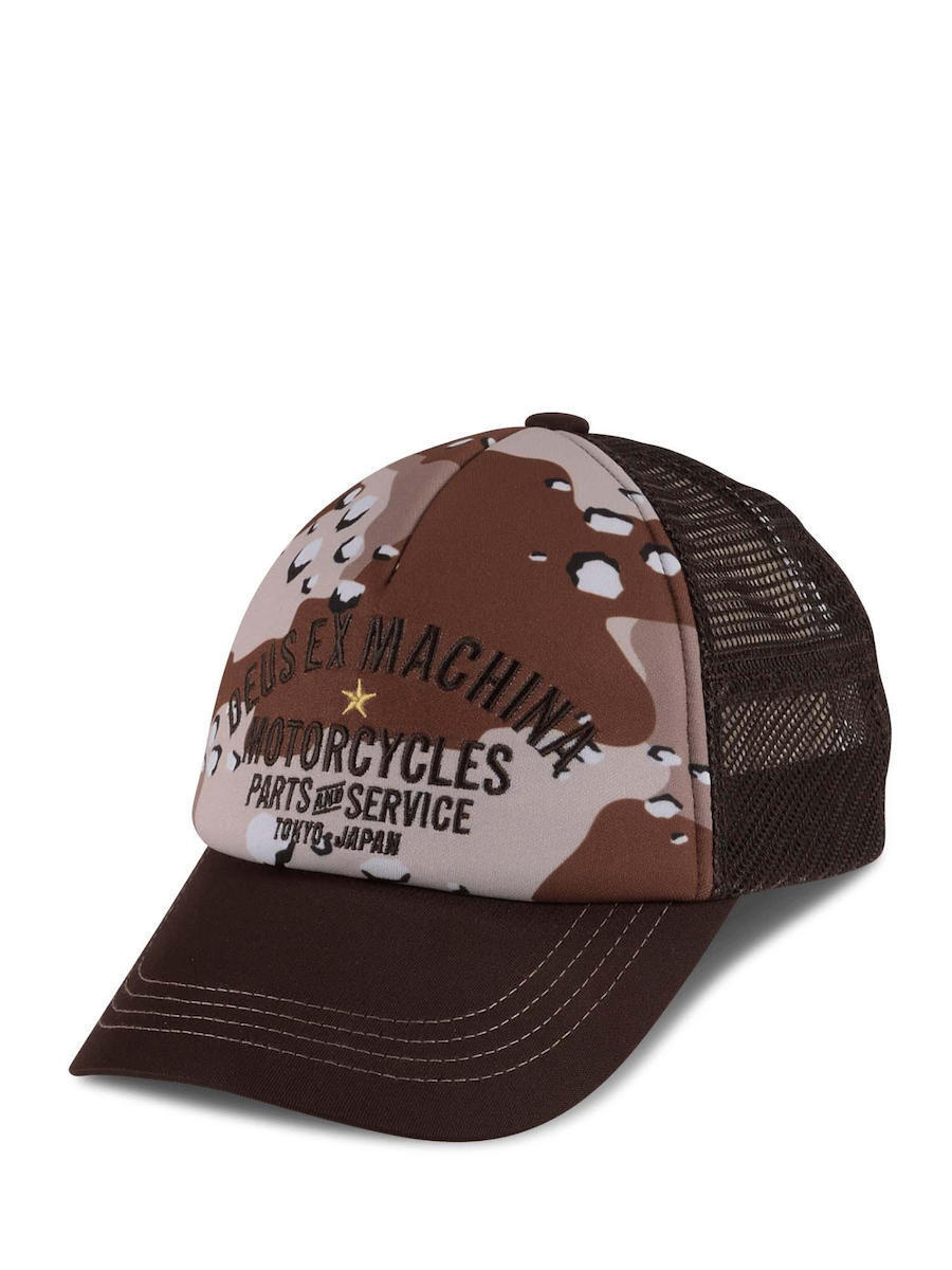 Deus Ex Machina Cap Tokyo Original Address Trucker Camo D261uha035