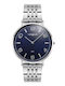 Vogue Men's Battery Watch with Silver Metal Bracelet