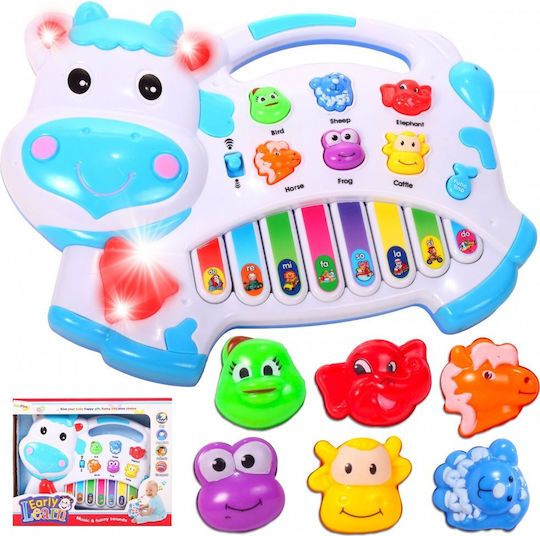 MalPlay Instrument Muzical cu Muzică, Lumină și Sunete pentru 12+ Luni