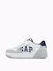 Kids Sneakers Anatomic with Hoop & Loop Closure White