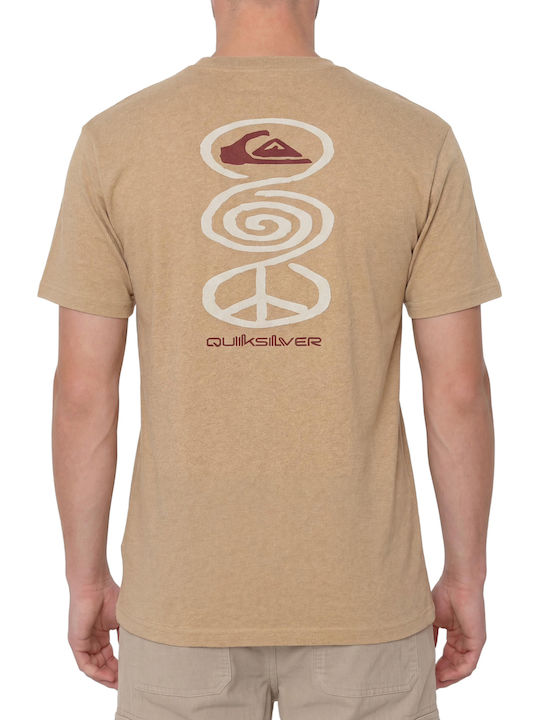 Quiksilver T-shirt Μπεζ