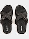 Leather Men's Sandals in Black Color