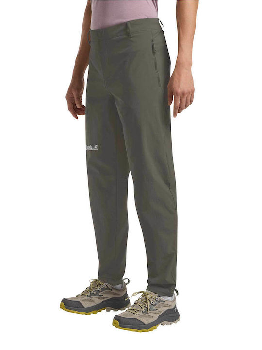 Jack Wolfskin Men's Long Hiking Trousers Brown