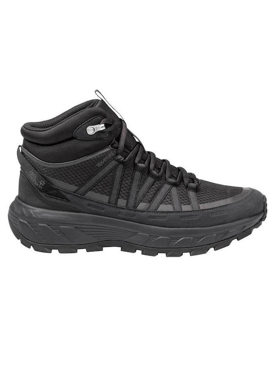 Jack Wolfskin Încălțăminte de Drumeție pentru Bărbați Neagră