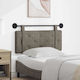 vidaXL Leather Gray Bed Headboard Cushion 100x40cm