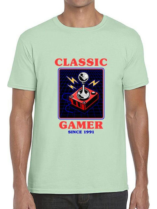 T-shirt Classic Gamer Since 1991 Pop Culture Mi...