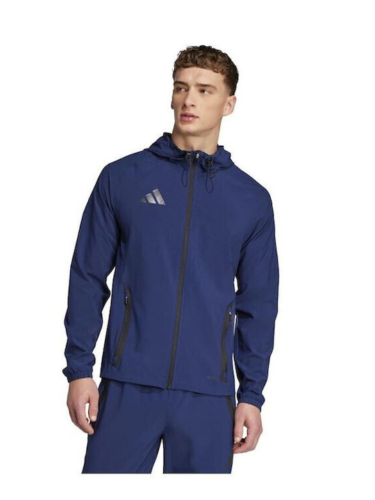 adidas Tiro Jachetă Sportivă pentru Bărbați Neagră