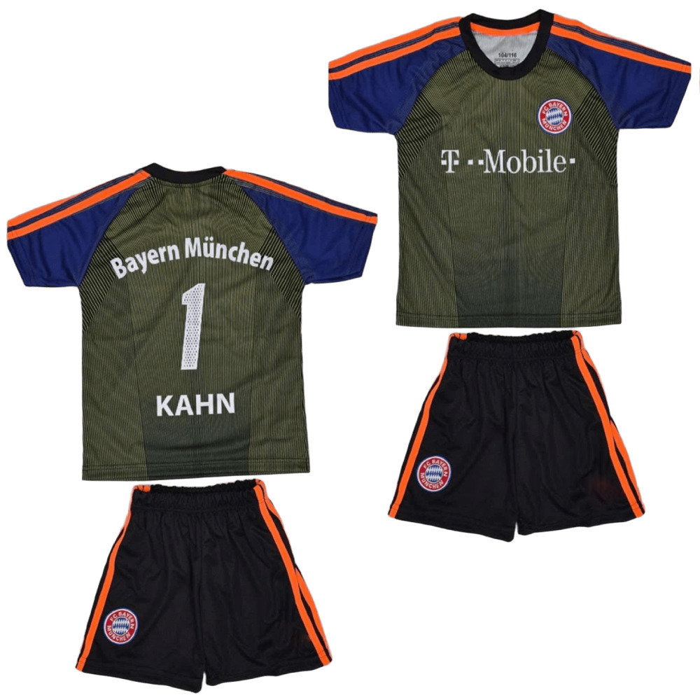 Set Fotbal Copii Kahn Bayern Munchen 2003-2004 Verde Balón De Oro