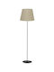 Heronia Floor Lamp H145xL35cm with Socket for E27 Bulb Beige