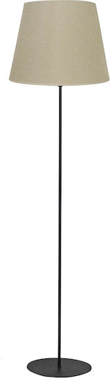 Heronia Floor Lamp H145xL35cm with Socket for E27 Bulb Beige