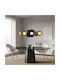 Emibig Volum Gold Ceiling Light for 6 G9 Bulbs