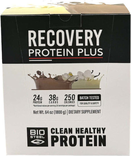 Biosteel Recovery Whey Protein Gluten Free with Vanilla Flavor 25x34g