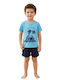 Natura Kids Nightwear Light Blue Pajamas