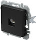 XO Bk Logiq Telephone Socket With Frame
